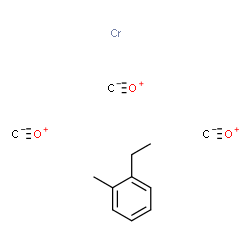 ChemSpider 2D Image | carbon monoxide; chromium; 1-ethyl-2-methyl-benzene | C12H12CrO3