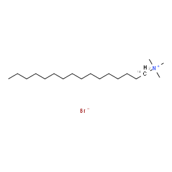ChemSpider 2D Image | N,N,N-Trimethyl-1-(1-~14~C)hexadecanaminium bromide | C1814CH42BrN
