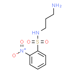 ChemSpider 2D Image | N-(3-Aminopropyl)-2-nitrobenzenesulfonamide | C9H13N3O4S