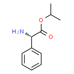 ChemSpider 2D Image | Isopropyl (2S)-amino(phenyl)acetate | C11H15NO2