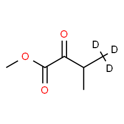 ChemSpider 2D Image | Methyl 3-methyl-2-oxo(4,4,4-~2~H_3_)butanoate | C6H7D3O3