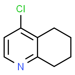 ChemSpider 2D Image | 4-Chloro-5,6,7,8-tetrahydroquinoline | C9H10ClN