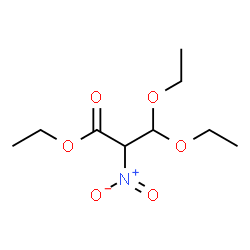 ChemSpider 2D Image | Ethyl 3,3-diethoxy-2-nitropropanoate | C9H17NO6