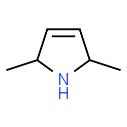 ChemSpider 2D Image | 2,5-Dihydro-2,5-dimethyl-1H-pyrrole | C6H11N