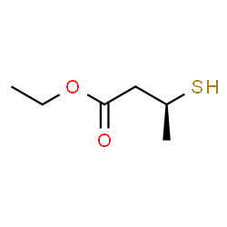 ChemSpider 2D Image | Ethyl (3S)-3-sulfanylbutanoate | C6H12O2S