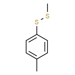 ChemSpider 2D Image | 1-Methyl-4-(methyldisulfanyl)benzene | C8H10S2