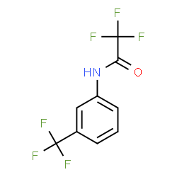 ChemSpider 2D Image | 2,2,2-TRIFLUORO-N-(3-(TRIFLUOROMETHYL)PHENYL)ACETAMIDE | C9H5F6NO
