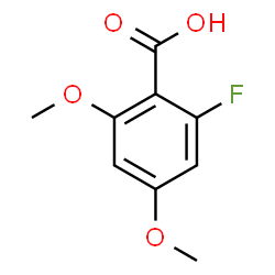 ChemSpider 2D Image | 2-Fluoro-4,6-dimethoxybenzoic acid | C9H9FO4