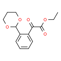 ChemSpider 2D Image | Ethyl 2-(1,3-dioxan-2-yl)benzoylformate | C14H16O5