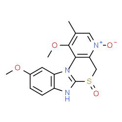 ChemSpider 2D Image | omeprazole n-oxide | C17H19N3O4S