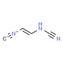 ChemSpider 2D Image | [(E)-2-Isocyanovinyl]cyanamide | C4H3N3