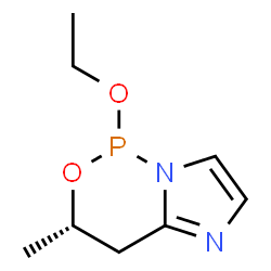 ChemSpider 2D Image | (3S)-1-Ethoxy-3-methyl-3,4-dihydroimidazo[1,2-c][1,3,2]oxazaphosphinine | C8H13N2O2P