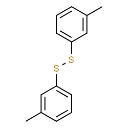ChemSpider 2D Image | 1,1'-Disulfanediylbis(3-methylbenzene) | C14H14S2