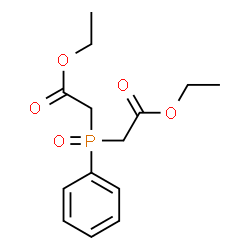 ChemSpider 2D Image | Diethyl 2,2'-(phenylphosphoryl)diacetate | C14H19O5P