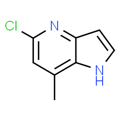 ChemSpider 2D Image | 5-Chloro-7-methyl-1H-pyrrolo[3,2-b]pyridine | C8H7ClN2