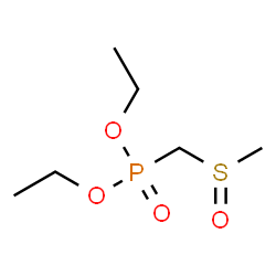 ChemSpider 2D Image | Diethyl [(methylsulfinyl)methyl]phosphonate | C6H15O4PS