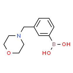 ChemSpider 2D Image | 3-(Morpholinomethyl)phenylboronic acid | C11H16BNO3