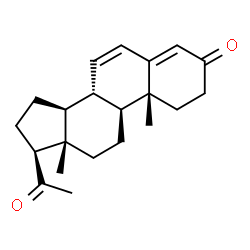 ChemSpider 2D Image | 6-Dehydroprogesterone | C21H28O2
