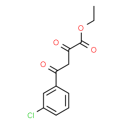 ChemSpider 2D Image | Ethyl 4-(3-chlorophenyl)-2,4-dioxobutanoate | C12H11ClO4