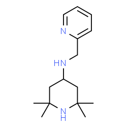 ChemSpider 2D Image | 2,2,6,6-Tetramethyl-N-(2-pyridinylmethyl)-4-piperidinamine | C15H25N3