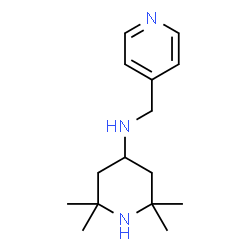 ChemSpider 2D Image | 2,2,6,6-Tetramethyl-N-(4-pyridinylmethyl)-4-piperidinamine | C15H25N3