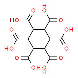 ChemSpider 2D Image | 1,2,3,4,5,6-Cyclohexanehexacarboxylic acid | C12H12O12