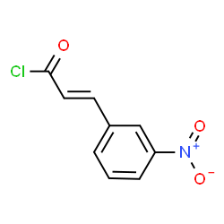 ChemSpider 2D Image | 3-Nitrocinnamoyl chloride | C9H6ClNO3