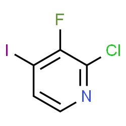 ChemSpider 2D Image | 2-Chloro-3-fluoro-4-iodopyridine | C5H2ClFIN