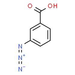ChemSpider 2D Image | 3-Azidobenzoic acid | C7H5N3O2