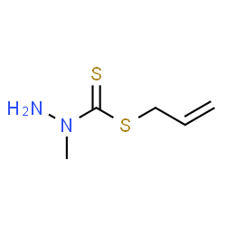 ChemSpider 2D Image | Allyl 1-methylhydrazinecarbodithioate | C5H10N2S2