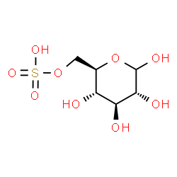 ChemSpider 2D Image | 6-O-Sulfo-D-glucopyranose | C6H12O9S