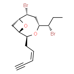 ChemSpider 2D Image | (+)-(Z)-laureatin | C15H20Br2O2