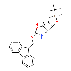 ChemSpider 2D Image | Fmoc-Thr(TBDMS)-OH | C25H33NO5Si