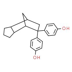 ChemSpider 2D Image | 4,4'-Tricyclo[5.2.1.0~2,6~]decane-8,8-diyldiphenol | C22H24O2