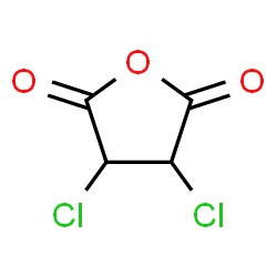 ChemSpider 2D Image | 3,4-Dichlorodihydro-2,5-furandione | C4H2Cl2O3