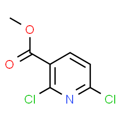 ChemSpider 2D Image | Methyl 2,6-dichloronicotinate | C7H5Cl2NO2