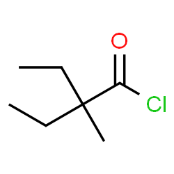 ChemSpider 2D Image | 2-Ethyl-2-methylbutanoyl chloride | C7H13ClO