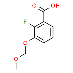 ChemSpider 2D Image | 2-Fluoro-3-(methoxymethoxy)benzoic acid | C9H9FO4
