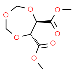 ChemSpider 2D Image | Dimethyl (6R,7R)-1,3,5-trioxepane-6,7-dicarboxylate | C8H12O7