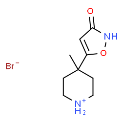 ChemSpider 2D Image | 4-Methyl-4-(3-oxo-2,3-dihydro-1,2-oxazol-5-yl)piperidinium bromide | C9H15BrN2O2