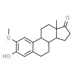 ChemSpider 2D Image | 3-Hydroxy-2-methoxyestra-1(10),2,4-trien-17-one | C19H24O3