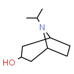 ChemSpider 2D Image | 8-Isopropyl-8-azabicyclo[3.2.1]octan-3-ol | C10H19NO