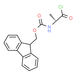 ChemSpider 2D Image | FMOC-D-ALA-CL | C18H16ClNO3