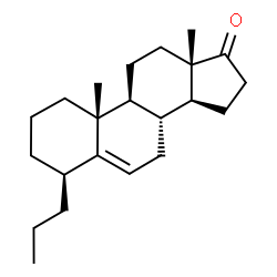ChemSpider 2D Image | (4beta)-4-Propylandrost-5-en-17-one | C22H34O