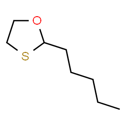 ChemSpider 2D Image | 2-Pentyl-1,3-oxathiolane | C8H16OS