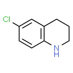 ChemSpider 2D Image | 6-Chloro-1,2,3,4-tetrahydroquinoline | C9H10ClN