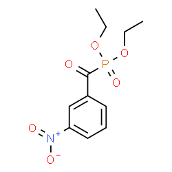 ChemSpider 2D Image | Diethyl (3-nitrobenzoyl)phosphonate | C11H14NO6P