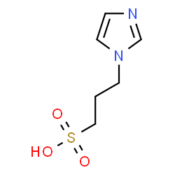 ChemSpider 2D Image | 3-(1H-Imidazol-1-yl)-1-propanesulfonic acid | C6H10N2O3S
