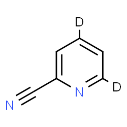 ChemSpider 2D Image | 2-(4,6-~2~H_2_)Pyridinecarbonitrile | C6H2D2N2