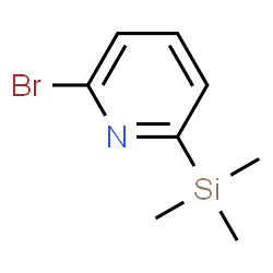 ChemSpider 2D Image | 2-Bromo-6-(trimethylsilyl)pyridine | C8H12BrNSi